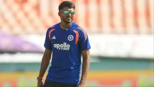 Indian batter in training gear, one of the frontrunners tipped to replace injured Sai Sudharsan in the squad for the Sri Lanka Tests