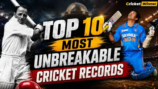 Don Bradman and Sachin Tendulkar, two players whose records feature among the top 10 most unbreakable in cricket history