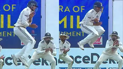 Yashasvi Jaiswal’s deflection leads to Keshara Nuwantha’s dismissal during SL vs IND 1st Test