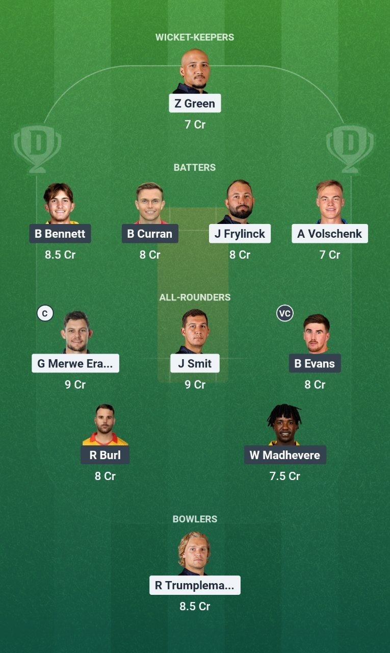 NAM vs ZIM Match 5 Dream11 Team