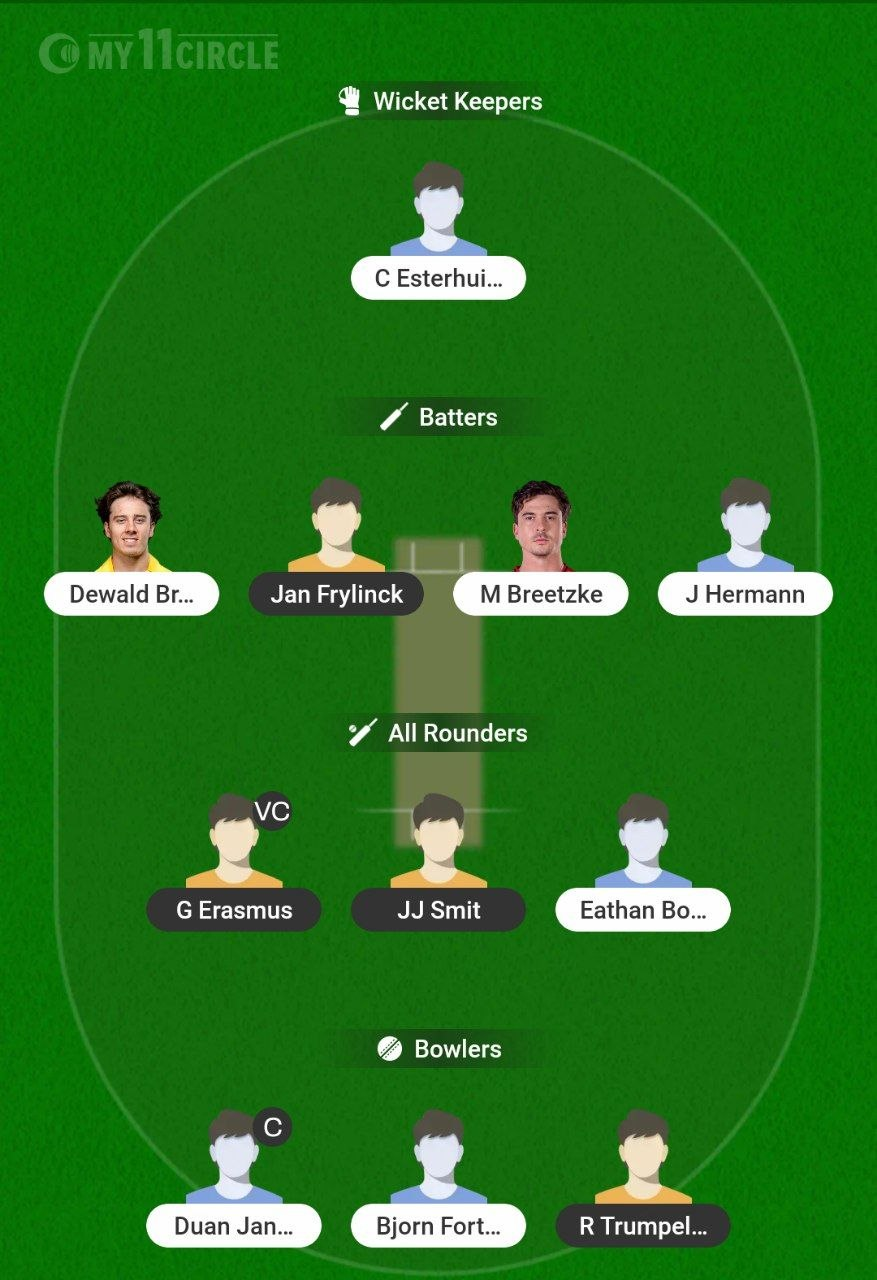 NAM vs SA 1st ODI Dream11 Team