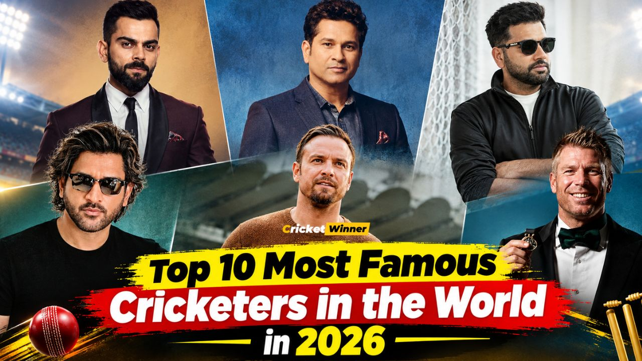 Top 10 most famous cricketers in the world 2026