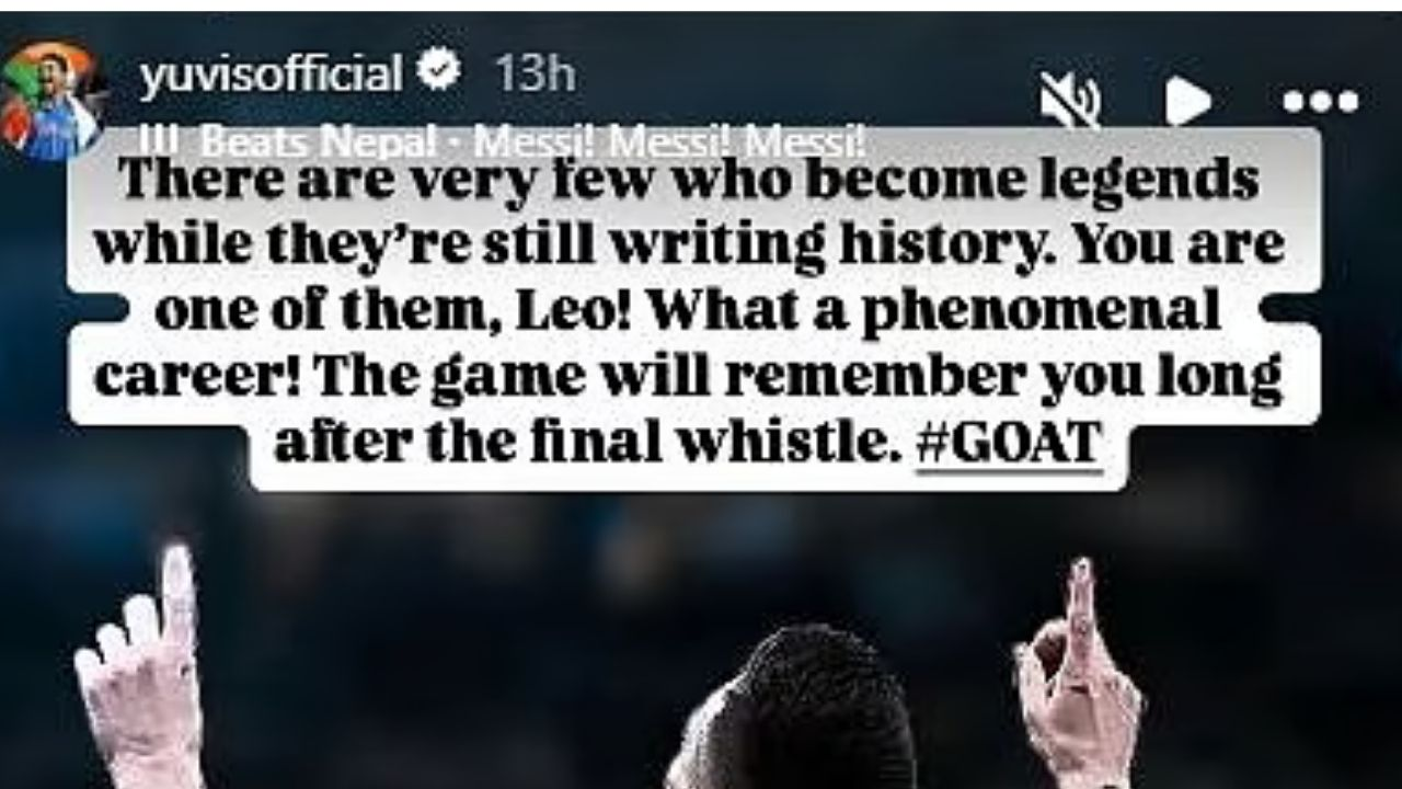 Yuvraj Singh also shared an emotional tribute to the Argentina legend
