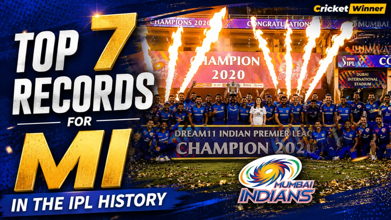 Top 7 MI records in IPL history
