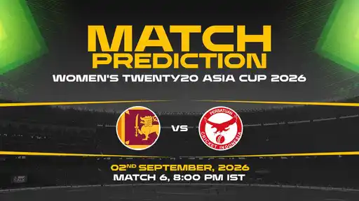 SL-W vs INA-W Match Prediction Women's Asia Cup 2026 Match 4 — SL-W Favourites Expert Prediction & Toss Tip