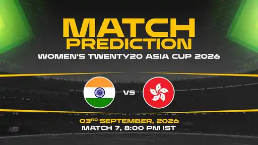 IND-W vs HK-W Match Prediction Women's Asia Cup 2026 Match 7 — IND-W Favourites Expert Prediction & Toss Tip