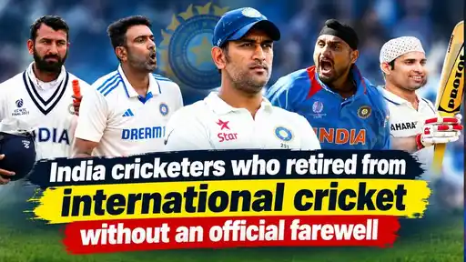 List of top 7 India cricketers who retired from international cricket without an official farewell