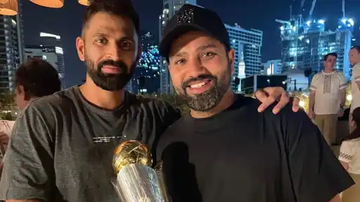 Abhishek Nayar and Rohit Sharma in KKR