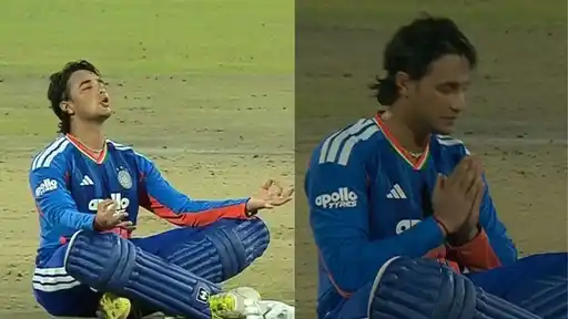 Abhishek Sharma celebrates his fastest T20I century by an Indian batter, IND vs AFG 3rd T20I