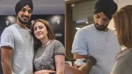 Arshdeep Singh and Samreen Kaur's matching tattoos spark 'cringe for limelight' backlash from netizens
