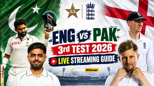 England vs Pakistan 3rd Test 2026 at Edgbaston — start time and streaming details for fans worldwide
