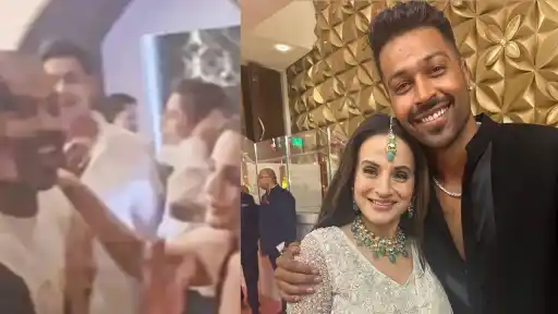 Hardik Pandya and Ameesha Patel