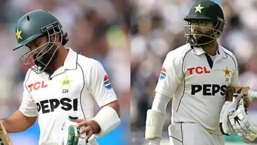 Mohammad Rizwan and Imam-ul-Haq pictured during Pakistan's England tour amid NCCIA leak probe