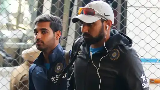 Mohammed Shami and Bhuvneshwar Kumar