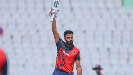 Naman Dhir wreaked havoc on the field