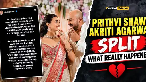 Prithvi Shaw and Akriti Agarwal's engagement story from start to finish — what led to the breakup