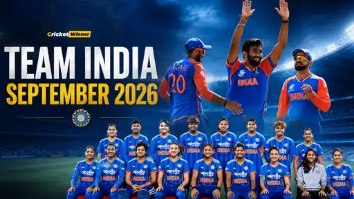 Team India cricket schedule September 2026 — IND vs Afghanistan and IND vs West Indies match dates and venues