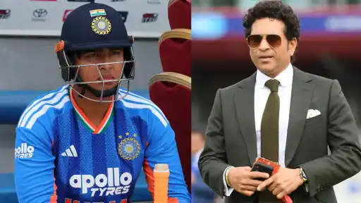Vaibhav Suryavanshi and Sachin Tendulkar