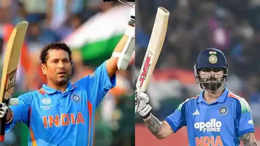 Virat Kohli targets Sachin Tendulkar's record: वनडे क्रिकेट में एक बार फिर इतिहास बदलने की दहलीज पर खड़े हैं विराट कोहली। वे