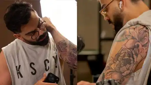 Virat Kohli tattoo