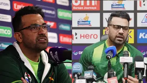 Watch Wahab Riaz react after Pakistan Women are bowled out for 55 runs against India, calling his side the best to lift the trophy