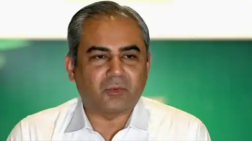 Mohsin Naqvi speaks at a press event as BCCI addresses his reaction to India's refusal to accept the Women's Asia Cup 2026 trophy from him