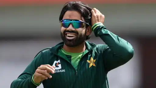Mohammad Rizwan smiling during a training session amid NCCIA legal proceedings