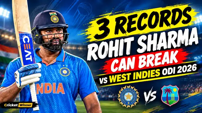Rohit Sharma eyes three major ODI records ahead of the IND vs WI 2026 series