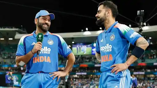 Rohit Sharma smiles with Virat Kohli as he reveals their mid-pitch conversations and close bond