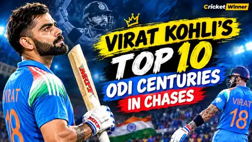 Virat Kohli ranked for his top 10 ODI centuries in successful run chases