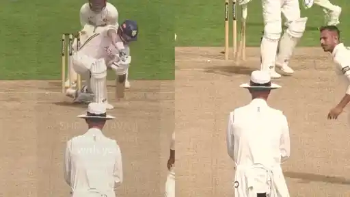 Ben Stokes is bowled by Yuzvendra Chahal's sharp-turning leg-break in the County Championship 2026