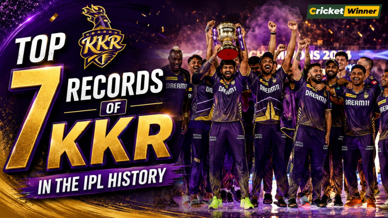 Top 7 KKR records in IPL history