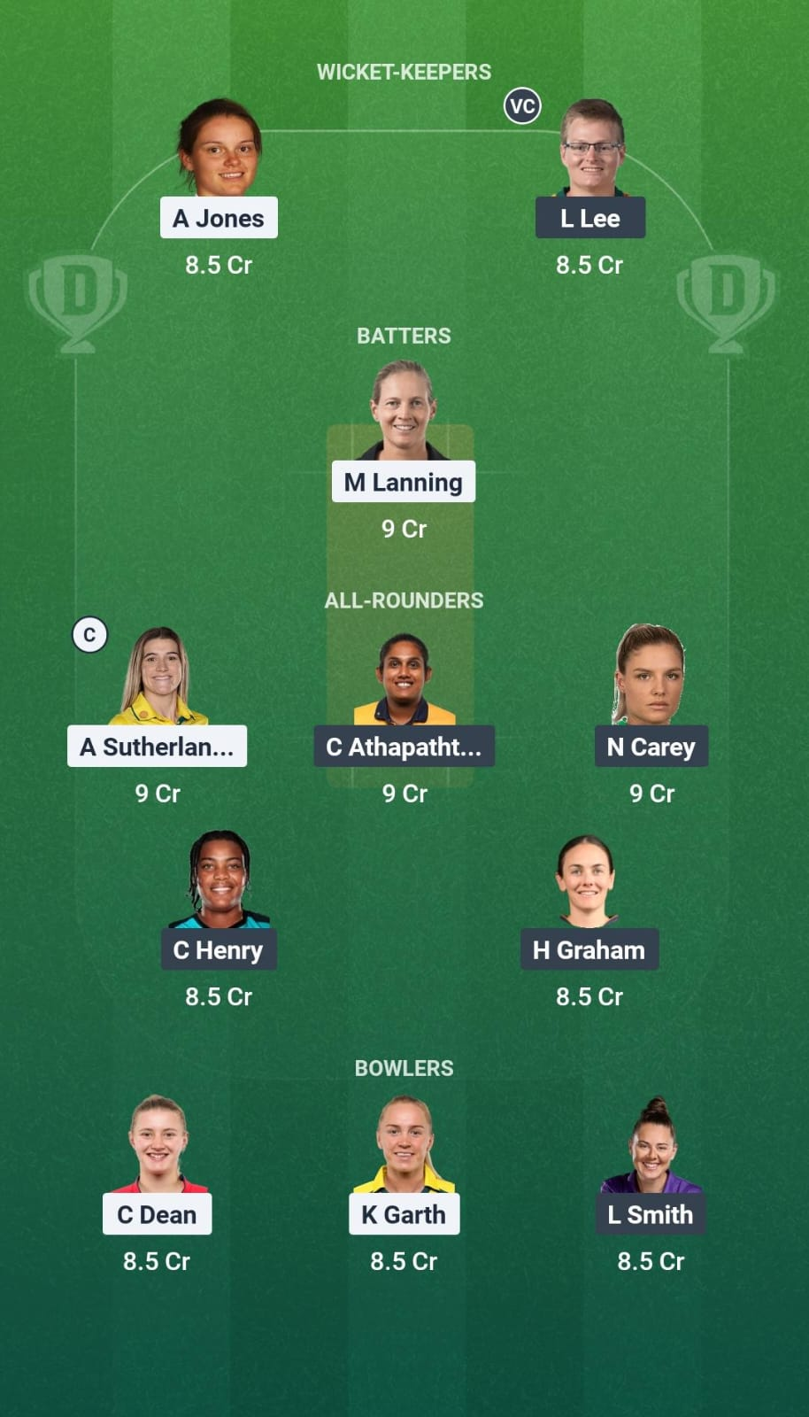 MS-W vs HB-W Match 02 Dream11 Team