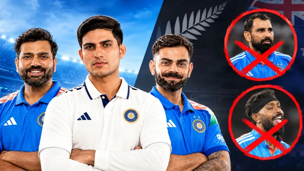 India Test and ODI squads announced for New Zealand series, Mohammed Shami and Hardik Pandya miss out