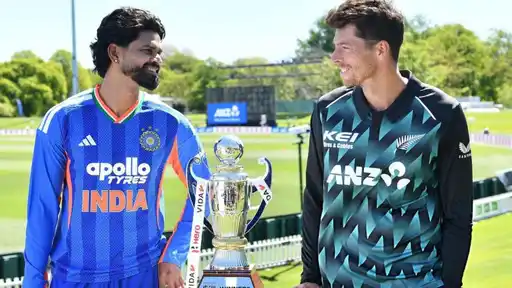 NZ vs IND Dream11 Prediction 3rd T20I -Captain: Mitchell Santner. VC: Sanju Samson