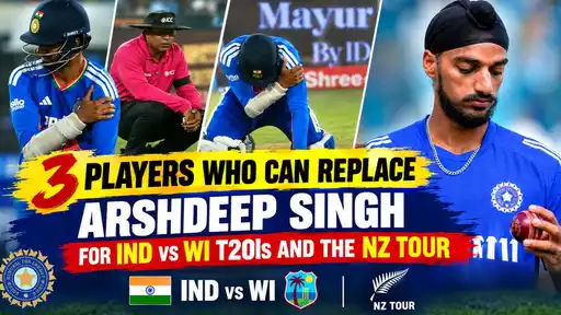 Arshdeep Singh with the 3 players who can replace him for India’s IND vs WI T20Is and New Zealand tour