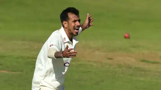 Graphic of Yuzvendra Chahal announcing his retirement from first-class cricket with emotional Instagram post saying but I am not done yet