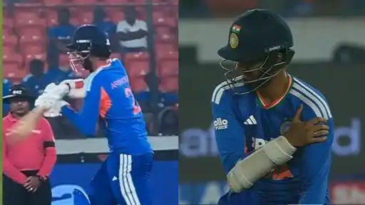 Arshdeep Singh leaves the field injured after retiring out during the India vs West Indies 4th T20I.