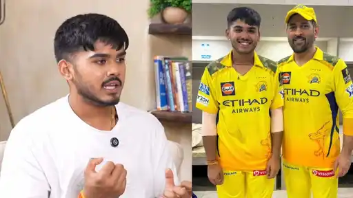 CSK batter Ayush Mhatre speaks about MS Dhoni's advice, "Jo shots hain, usko back kar", after his hamstring injury in IPL 2026.