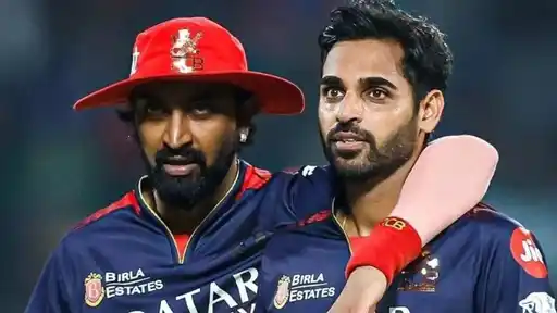 Bhuvneshwar Kumar and Krunal Pandya