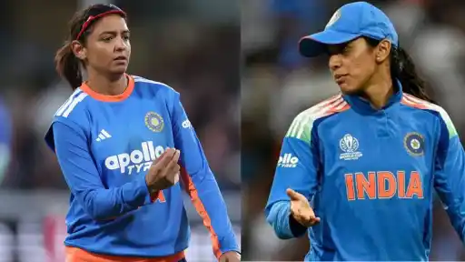 Harmanpreet Kaur and Smriti Mandhana clash