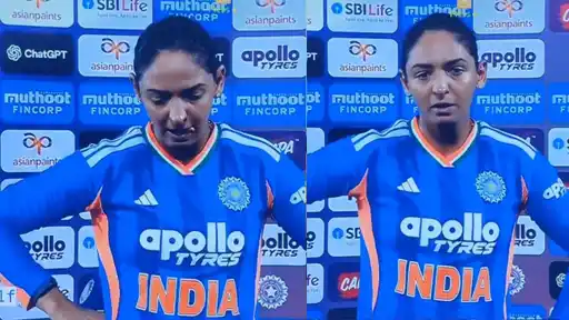 Harmanpreet Kaur gets emotional in a post-match interview after scoring a blazing 91 against Zimbabwe following the captaincy change