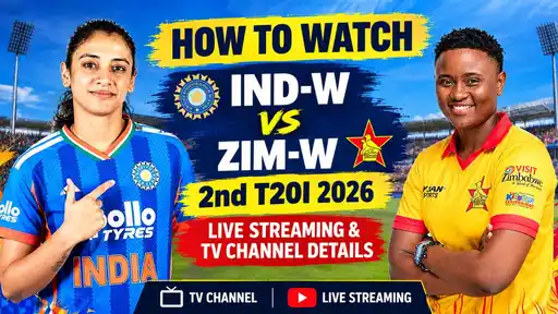How to watch India Women vs Zimbabwe Women 2nd T20I 2026: live streaming and TV channel details with Smriti Mandhana’s team