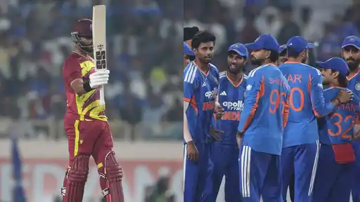 IND vs WI 2nd T20I Shai Hope's hundred