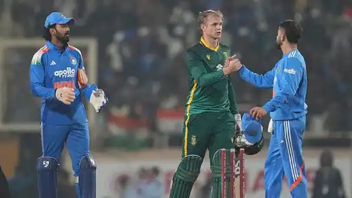Indian cricket team players during an ODI match in South Africa, ahead of a reported 6-match series before World Cup 2027