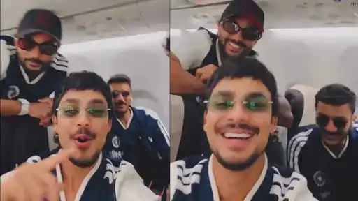 Ishan Kishan greeting Hyderabad fans with “Ela Unnaru Hyderabad?” ahead of the IND vs WI 4th T20I