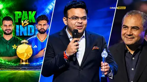 Jay Shah and Mohsin Naqvi, with Shah set to present medals at the IND vs PAK Asian Games final