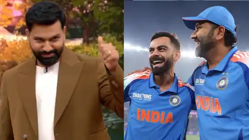 Rohit Sharma and Virat Kohli, whose friendship is in focus ahead of India’s ODI series in New Zealand