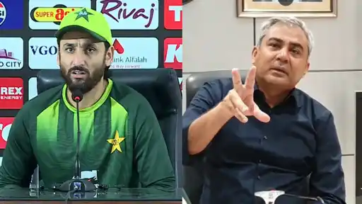 Salman Ali Agha and Mohsin Naqvi side by side as Agha slams PCB over the sacking of 7 players from Pakistan’s England series squad