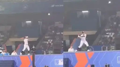 Suryakumar Yadav tries baseball at MLBx Mumbai after being dropped from India squad